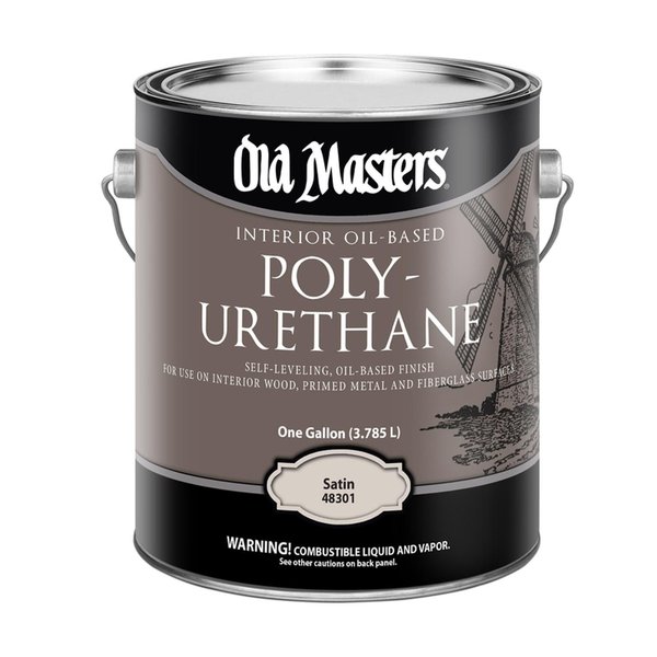 Old Masters Satin Clear Oil-Based Polyurethane 1 gal 48301